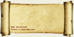 Sara Rakovac vizit kartica